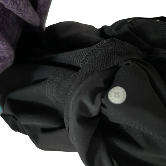 Lululemon Athletica ABC Pant Classic Black Chinos Slim Fit Size 32 - Picture 7 of 9